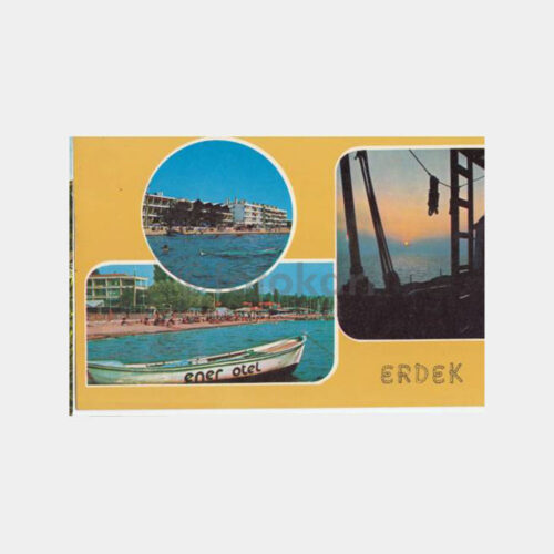 1970 Erdek Ener Oteli Konulu Kartpostal