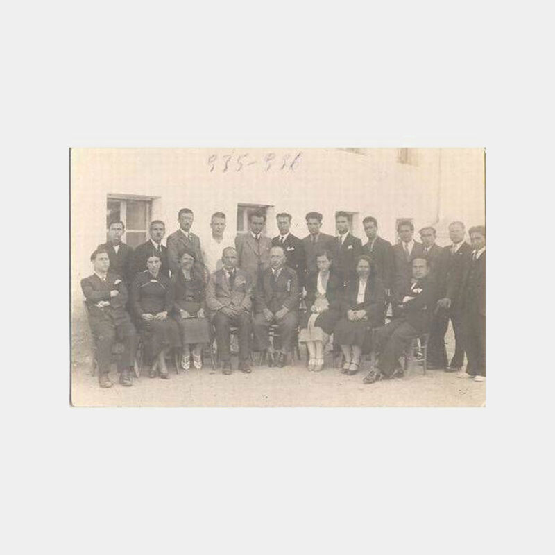 1936 İmroz Öğretmenler Toplu Fotoğraf