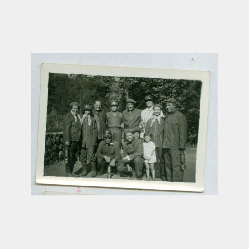 1940 Kozlu Kömür Ziyaret Hatırası Albüm Fotoğraf - Görsel 2