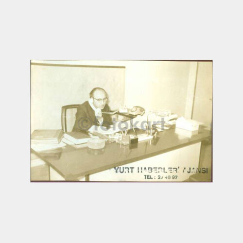 1975 Yurt Haberler Ajansı Müdürü Fotoğraf