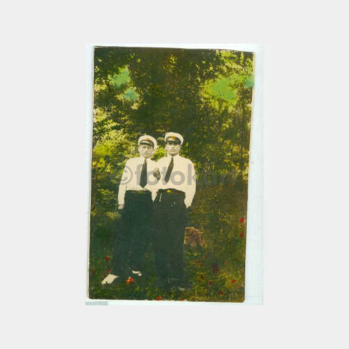 1930 Denizci Gençler -Elle Boyama- Fotoğraf