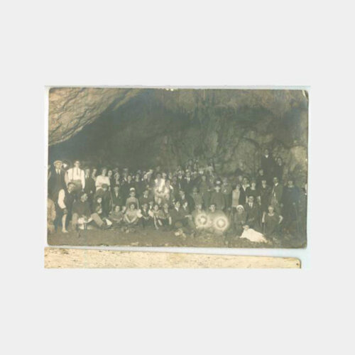 1928 Bosna Mağaracılık Gezi Hatırası Fotoğraf
