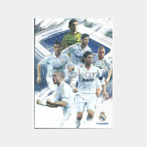 2012 Real Madrid Futbol Yıldızları Kartpostal