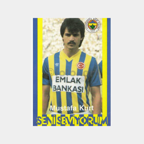 Fenerbahçe Mustafa Kurt Futbolcu Kartpostal