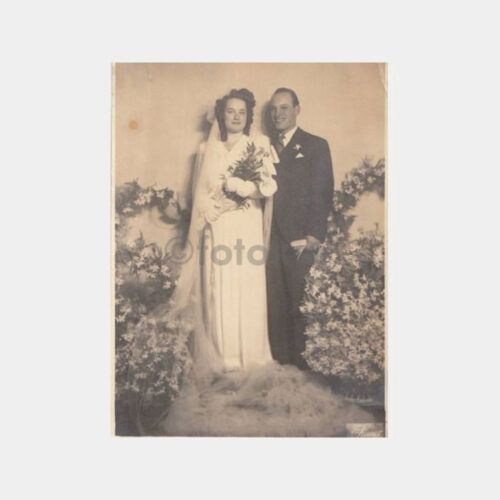 1950 Foto Sümer - Gelin Damat Konulu Fotoğraf
