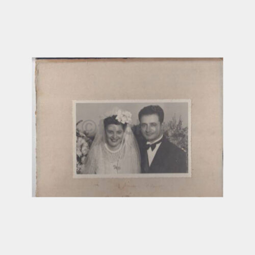 1945 İzmir Gelin Damat Konulu Fotoğraf