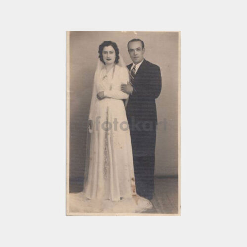 1940 Foto Turan Gelin Damat Stüdyo Fotoğraf