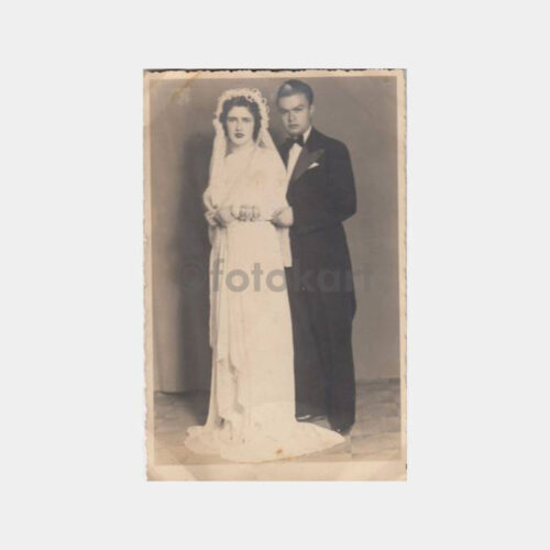 1945 Gelin Damat Stüdyo Fotoğraf