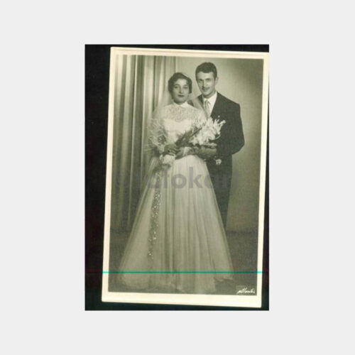 1955 Gelin Damat Stüdyo Fotoğraf