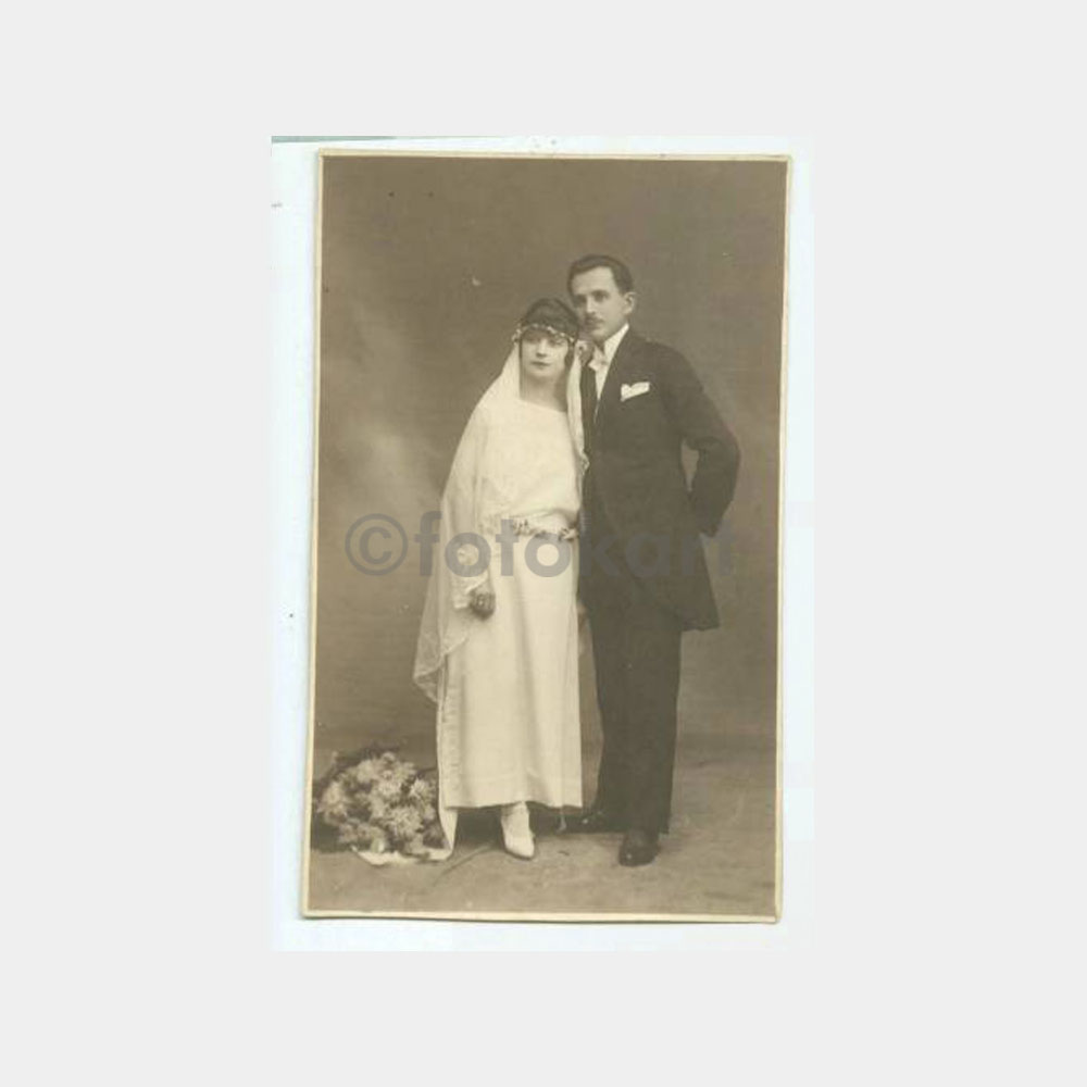 1923 Gelin ve Damat Konulu Fotoğraf