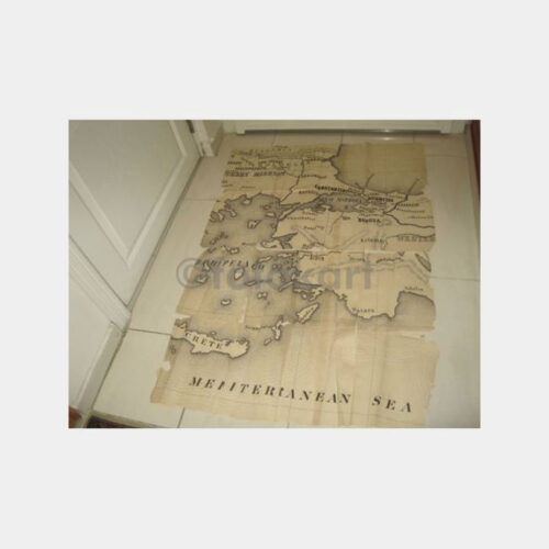 2 Adet Eski Harita Baskısı