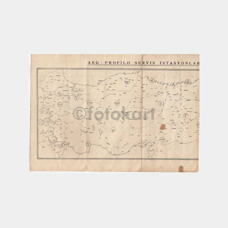 1970 AEG Profilo Türkiye Servis Haritası