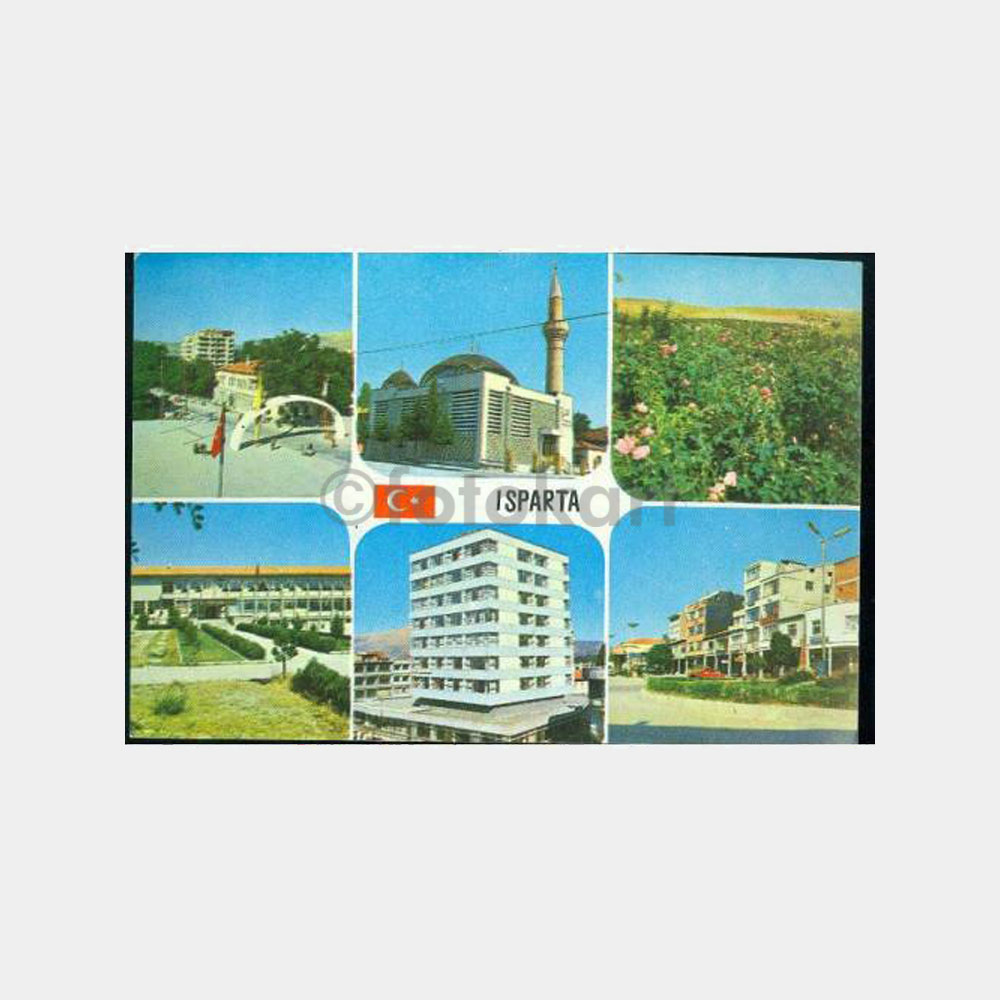 Isparta Genel Görünüş Kartpostal