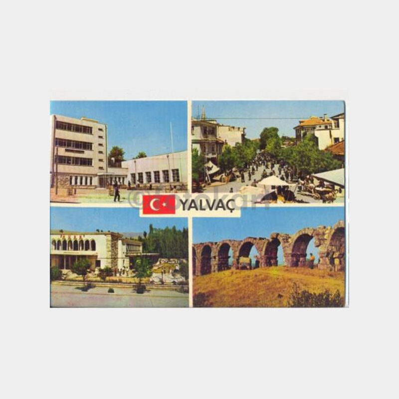 Isparta Yalvaç 4 Değişik Görünüş Kartpostal