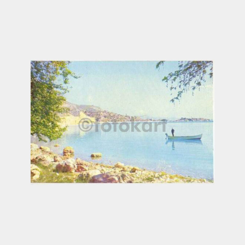 Isparta Eğirdir Yazla Görünüşü Kartpostal
