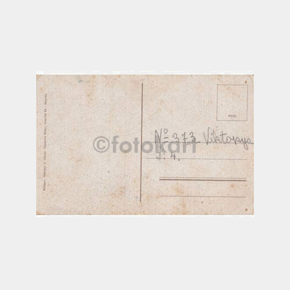 1901 İzmir Konulu -Sabetay Cohen Baskısı- Kartpostal - Görsel 2