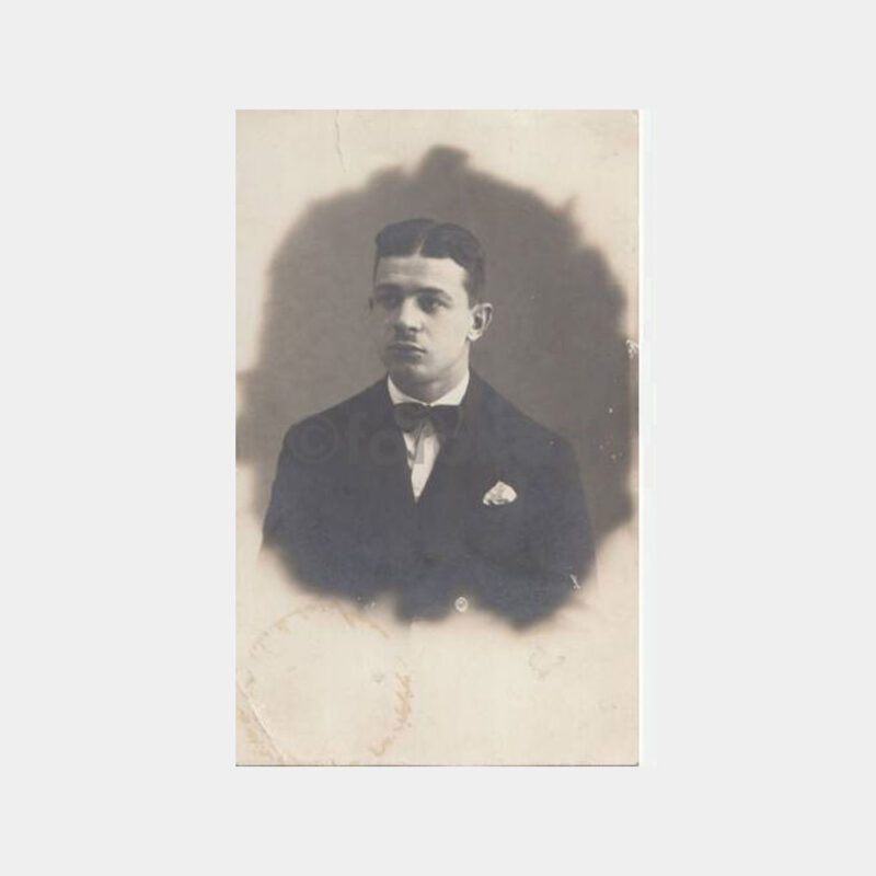 1927 İzmir Papyonlu Beyefendi Fotoğraf