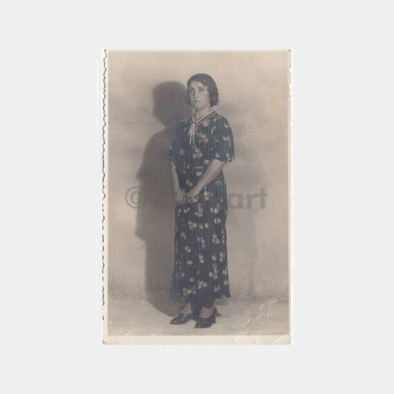 1936 Stüdyo İzmir Hamza Rüstem - Kadın Konulu Fotoğraf