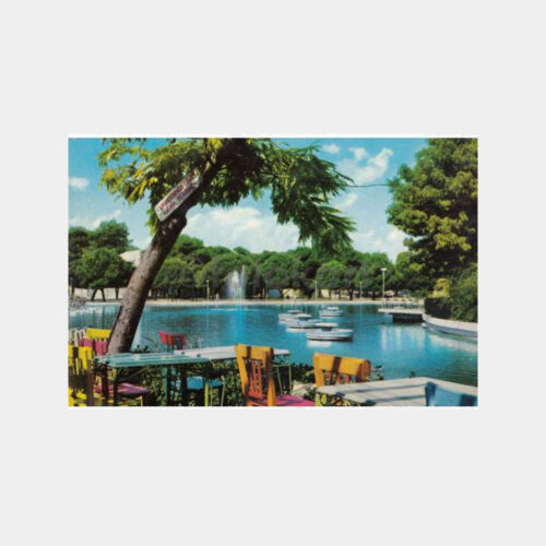 1974 İzmir Fuar Göl Gazinosu Görünüş Kartpostal