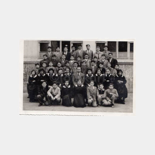 1950 İzmir Okul Öğrenci Grubu Konulu Fotoğraf