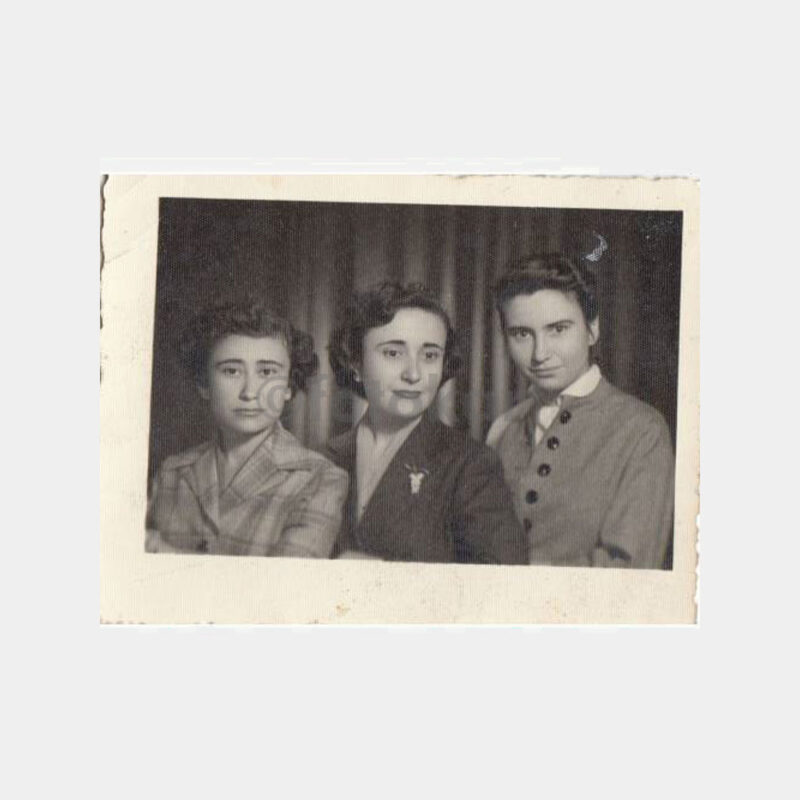 1959 İzmir Karşıyaka -Foto Ar- Kadınlar Fotoğraf