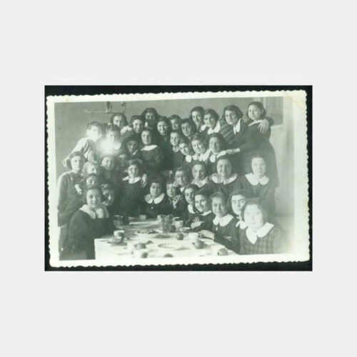 1945 İzmir - Hamza Rüstem Baskısı Okul Grubu Fotoğraf