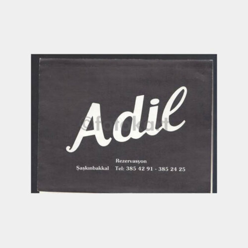 1980 Kadıköy Adil Restaurant Konulu Fotoğraf Kabı