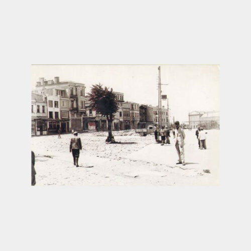 1950 Kadıköy Meydanı Reprodüksiyon Baskı Kartpostal