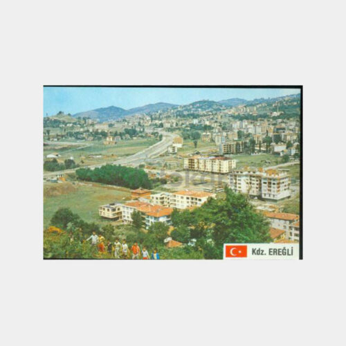 1980 Karadeniz Ereğli Görünüş Kartpostal