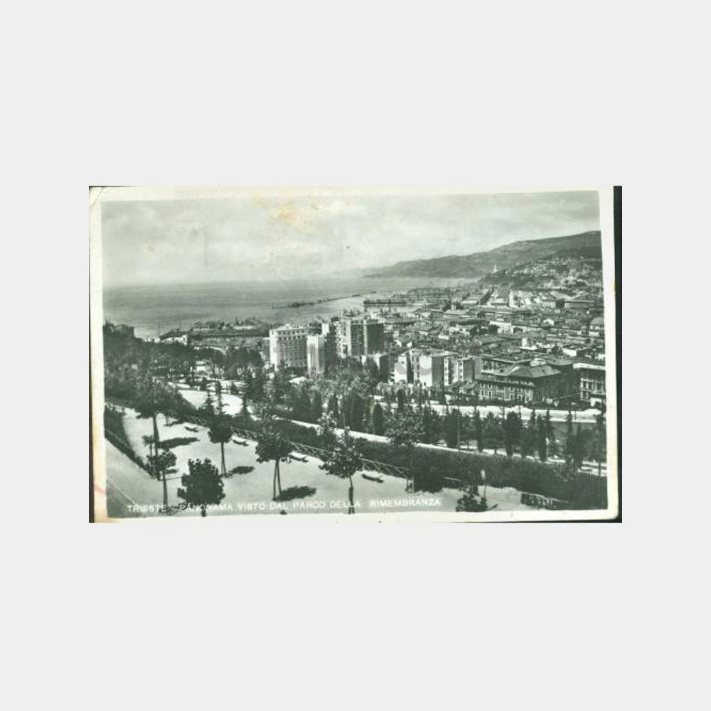 1945 Trieste Konsolosu İmzalı Kartpostal