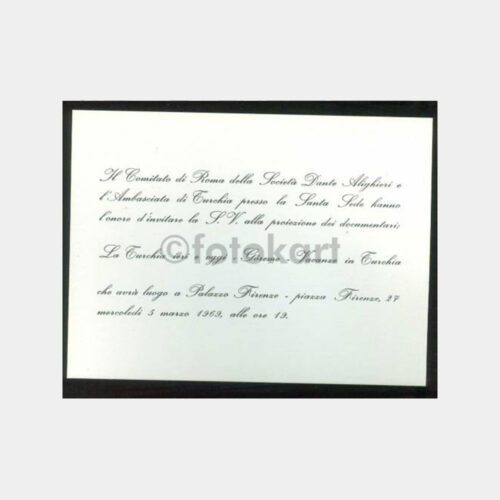 1969 Konsolosluk Davetiyesi