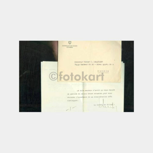 1946 İstanbul İsviçre Konsolos Yazısı