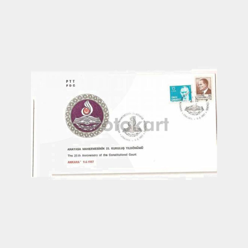 1987 Anayasa Mahkemesi 25. Yılı FDC