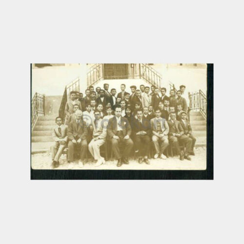 1934 Manisa Kırkağaç Muallim Talebeler Fotoğraf
