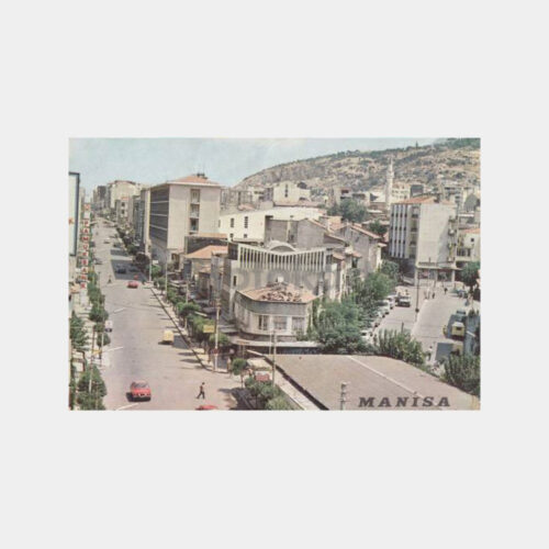 1970 Manisa Genel Görünüş Kartpostal
