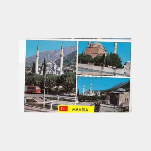 1970 Manisa 3 Görünüş Kartpostal