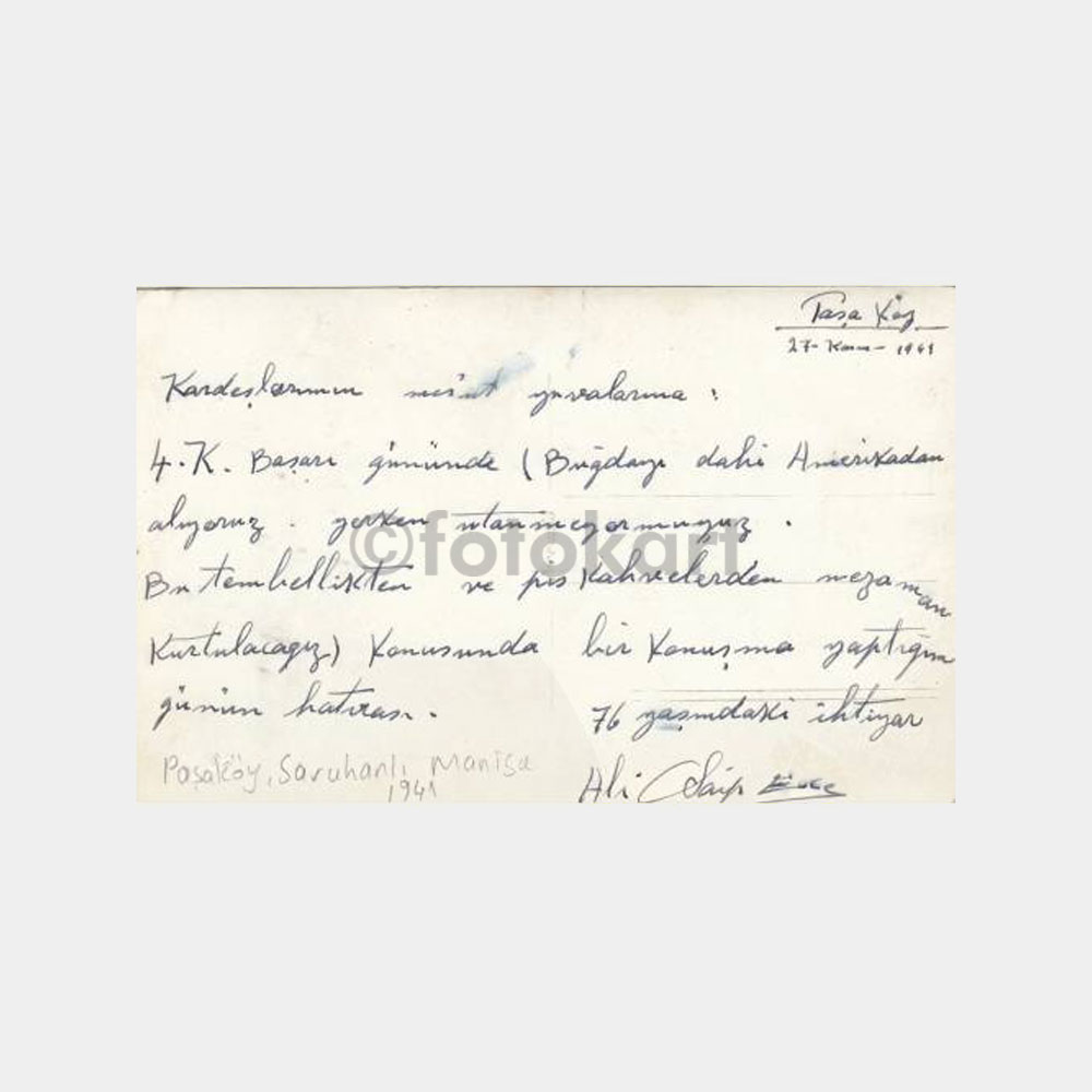 1941 Manisa Saruhanlı 4K Başarı Günü Fotoğraf - Görsel 2