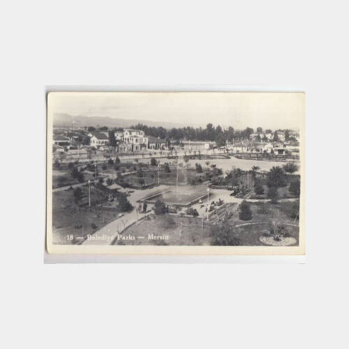 1941 Mersin Belediye Parkı Konulu Fotokart