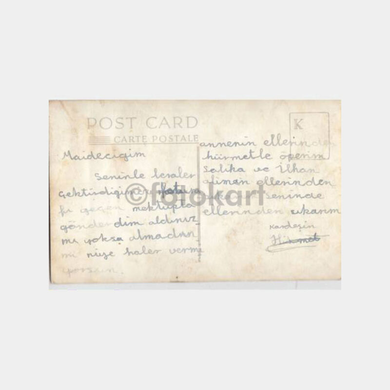 1940 Mersin Genel Görünüş Fotokart - Görsel 2