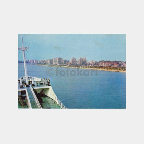 1975 Mersin Sahilden Görünüş Kartpostal