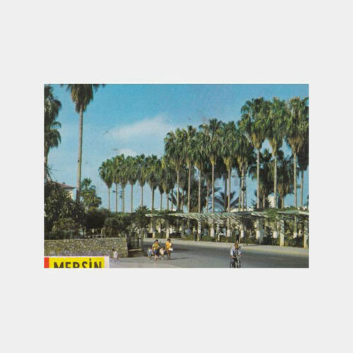 1976 Mersin Park Konulu Kartpostal