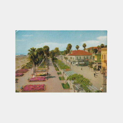 1966 Mersin Sahili Görünüş Kartpostal