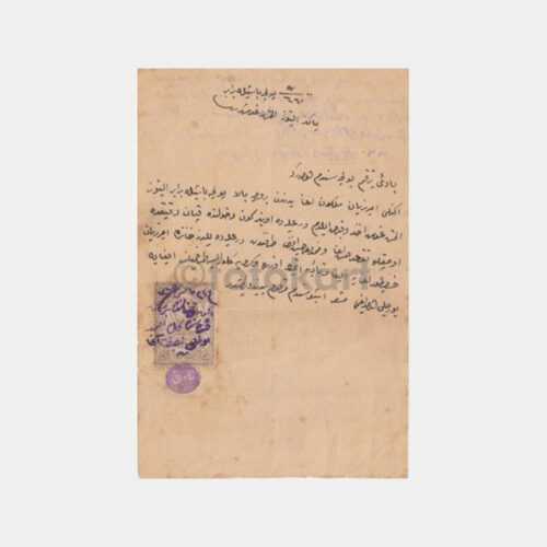 1920 İstanbul Osmanlıca ve Ermenice Belge