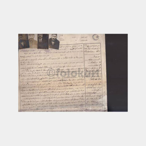 1920 Osmanlıca Çok Fiskalli Sözleşme Belge