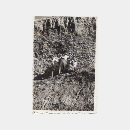 1938 Sivas Etembey Parkı Uçurum Hatırası Fotoğraf