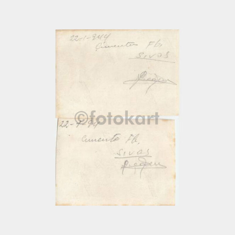 1944 Sivas Çimento Fabrikası Konulu 3 Adet Fotoğraf - Görsel 2