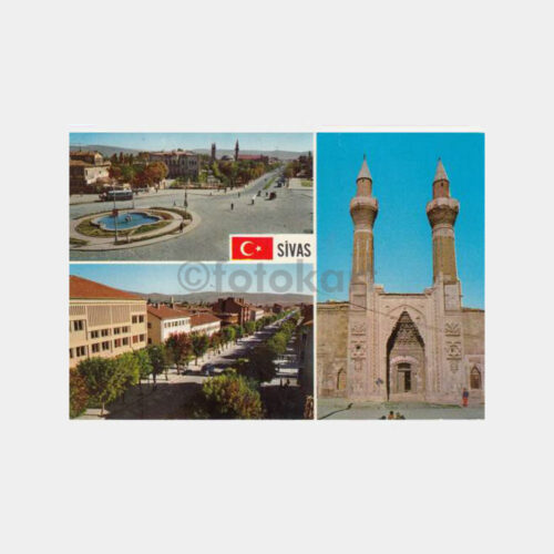 1978 Sivas Şehirden Görünüş Kartpostal