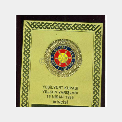 Yeşilyurt Spor Kulübü Yelken Plaketi