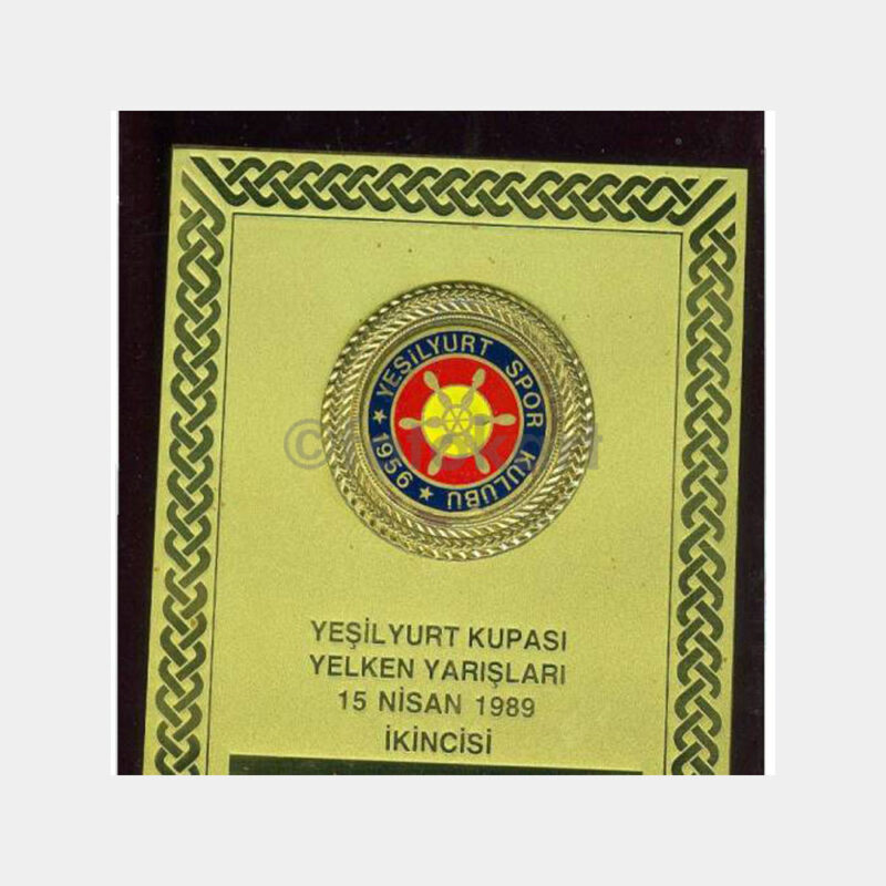 Yeşilyurt Spor Kulübü Yelken Plaketi