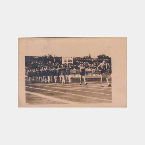 Sporcular Stadyum Tören Geçişi Görünüş Fotoğraf